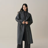 Women's Yak-Wool Blend Long Coat